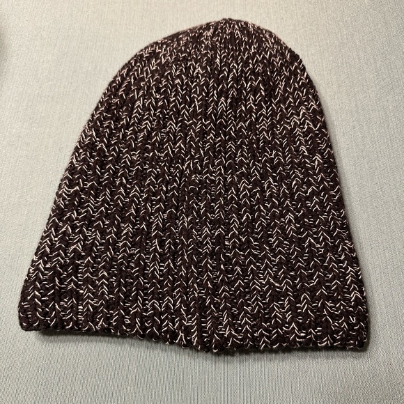 Black and white Love Your Melon reversible beanie. - Picture 2 of 6